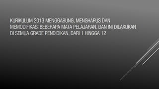 Kurikulum 2013