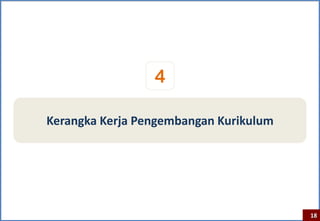4

Kerangka Kerja Pengembangan Kurikulum




                                        18
 