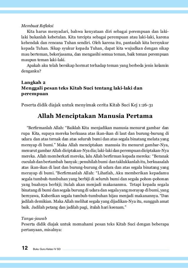 Kurikulum 2013 kelas iv sd
