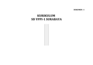 DOKUMEN - I


    KURIKULUM
SD YPPI-1 SURABAYA
 