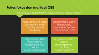 KURIKULUM BERBASIS OBE PENDIDIKAN TINGGI | PDF
