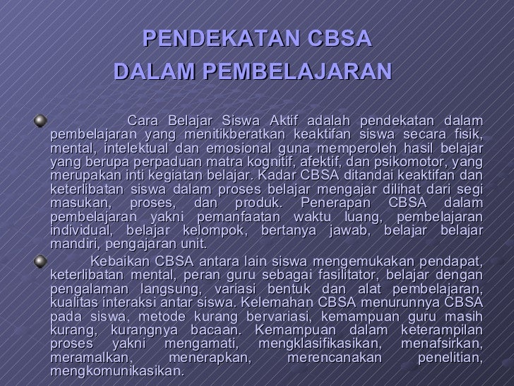 Kurikulum Dan Pembelajaran