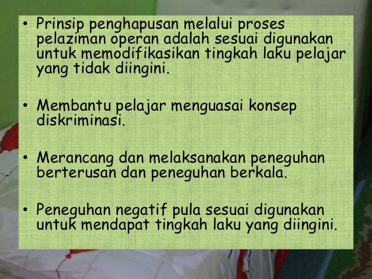 Teori tingkah laku skinner
