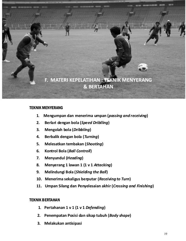 Kurikulum Sepak Bola Indonesia Part1