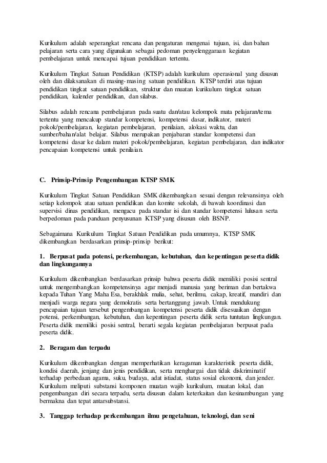 Kurikulum Smk Farmasi