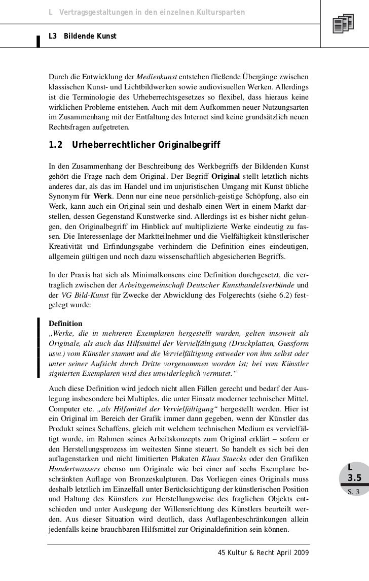 Prof Dr Gerhard Pfennig Urheberrecht Im Museum Der Museumsvertrag