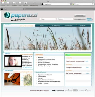 Kursergebnis: Paparazzi Layout