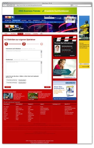 Social Media Strategie Kursergebnis: RTL