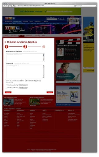 Social Media Strategie Kursergebnis: RTL