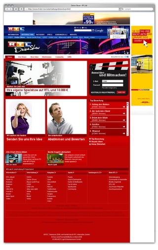 Social Media Strategie Kursergebnis: RTL