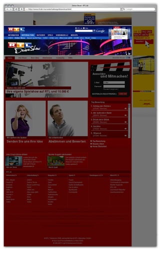 Social Media Strategie Kursergebnis: RTL