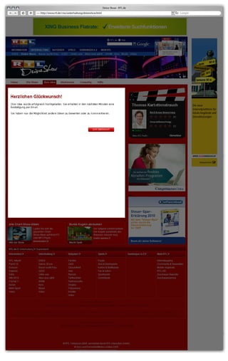 Social Media Strategie Kursergebnis: RTL