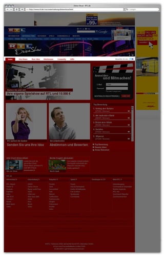 Social Media Strategie Kursergebnis: RTL