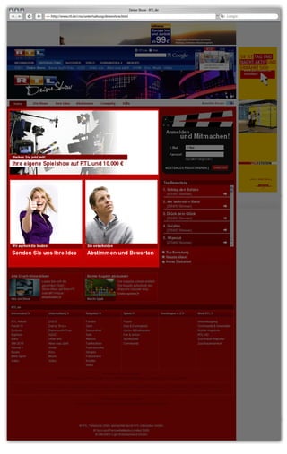 Social Media Strategie Kursergebnis: RTL