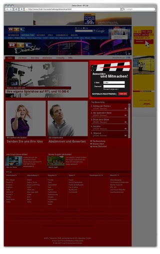 Social Media Strategie Kursergebnis: RTL