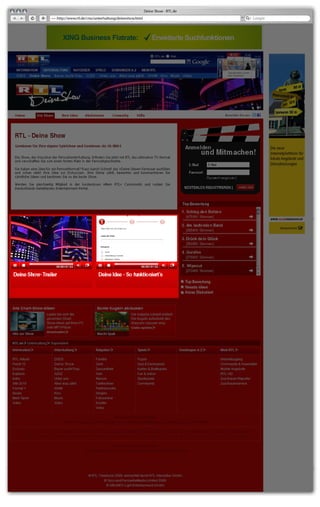 Social Media Strategie Kursergebnis: RTL