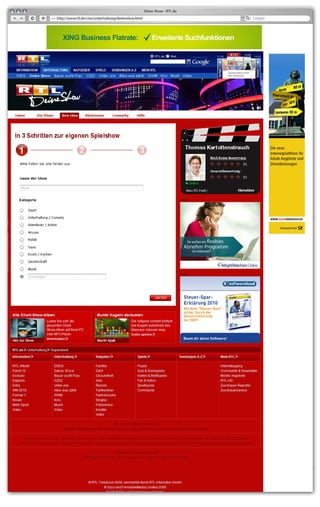 Social Media Strategie Kursergebnis: RTL