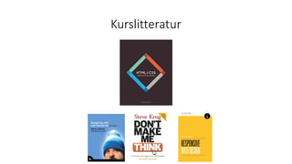 Kurslitteratur
 