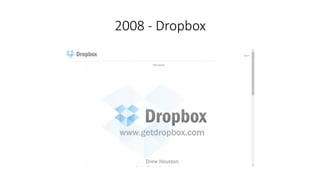 2008 - Dropbox
 