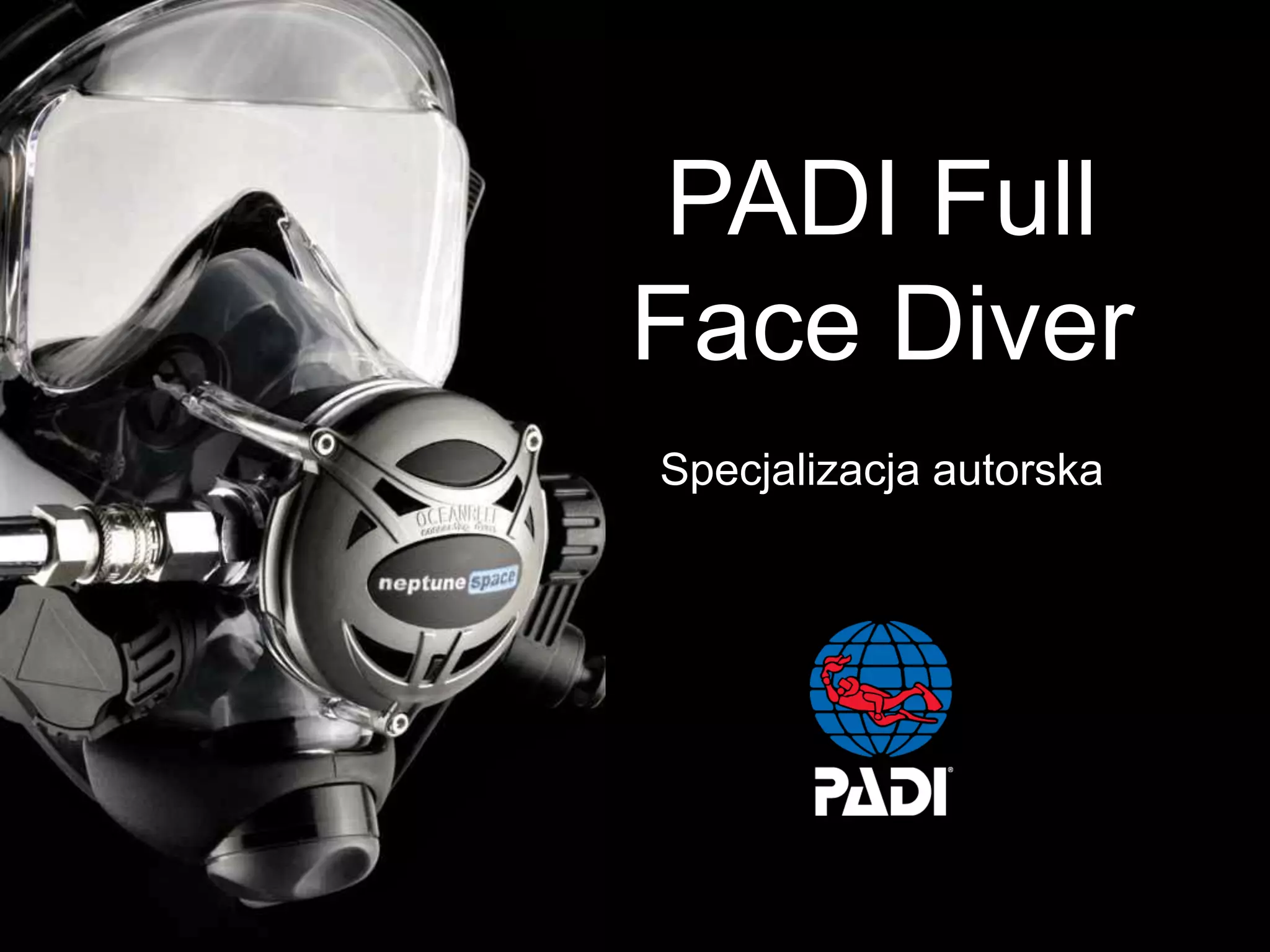 Kurs nurkowy maska pelno twarzowa prezentacja p