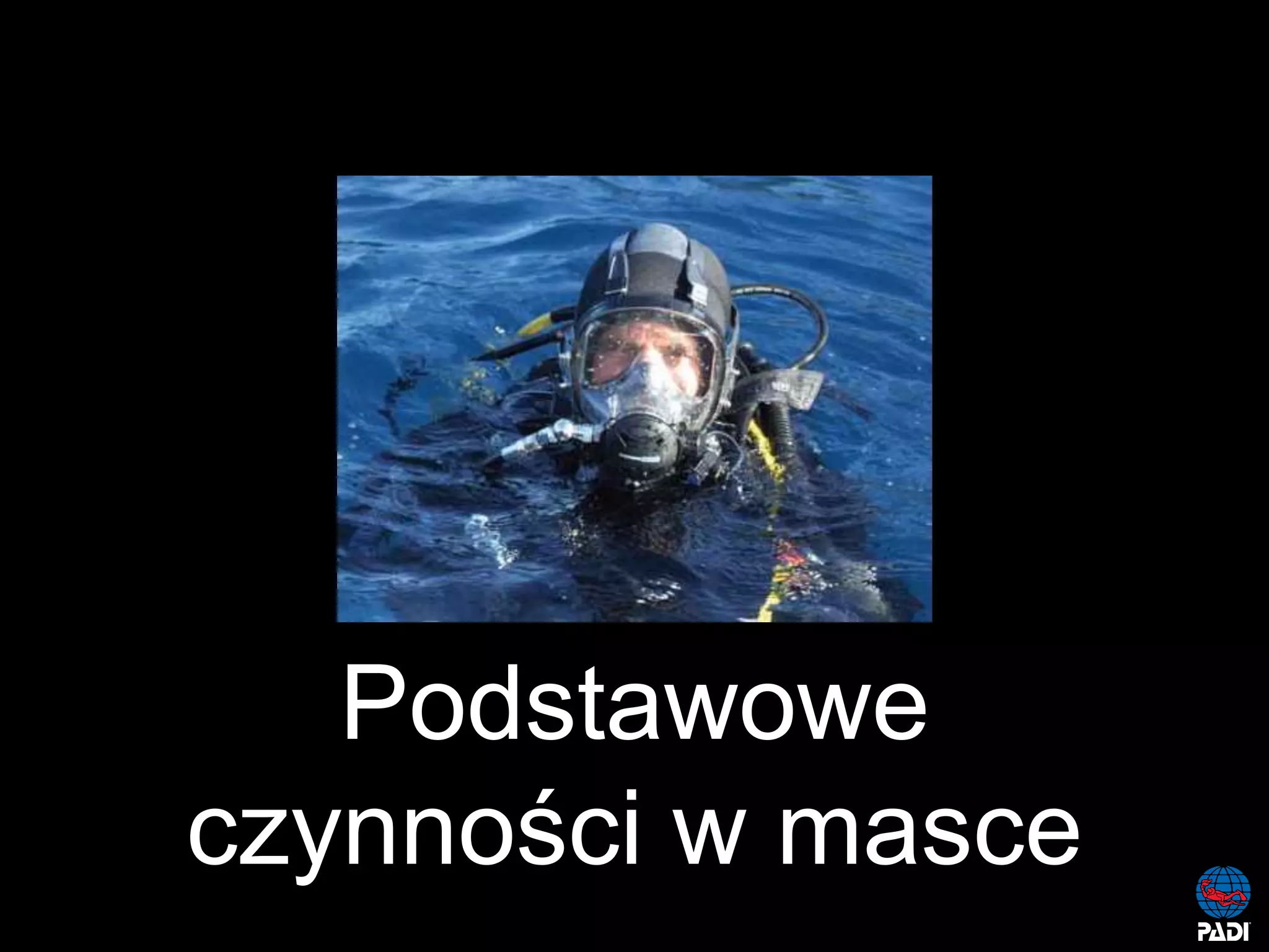 Kurs nurkowy maska pelno twarzowa prezentacja p