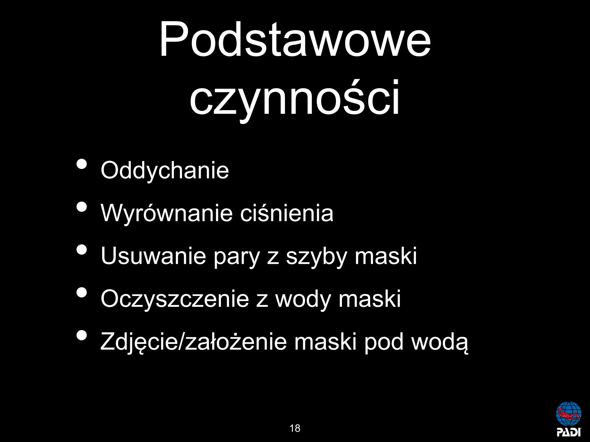 Kurs nurkowy maska pelno twarzowa prezentacja p