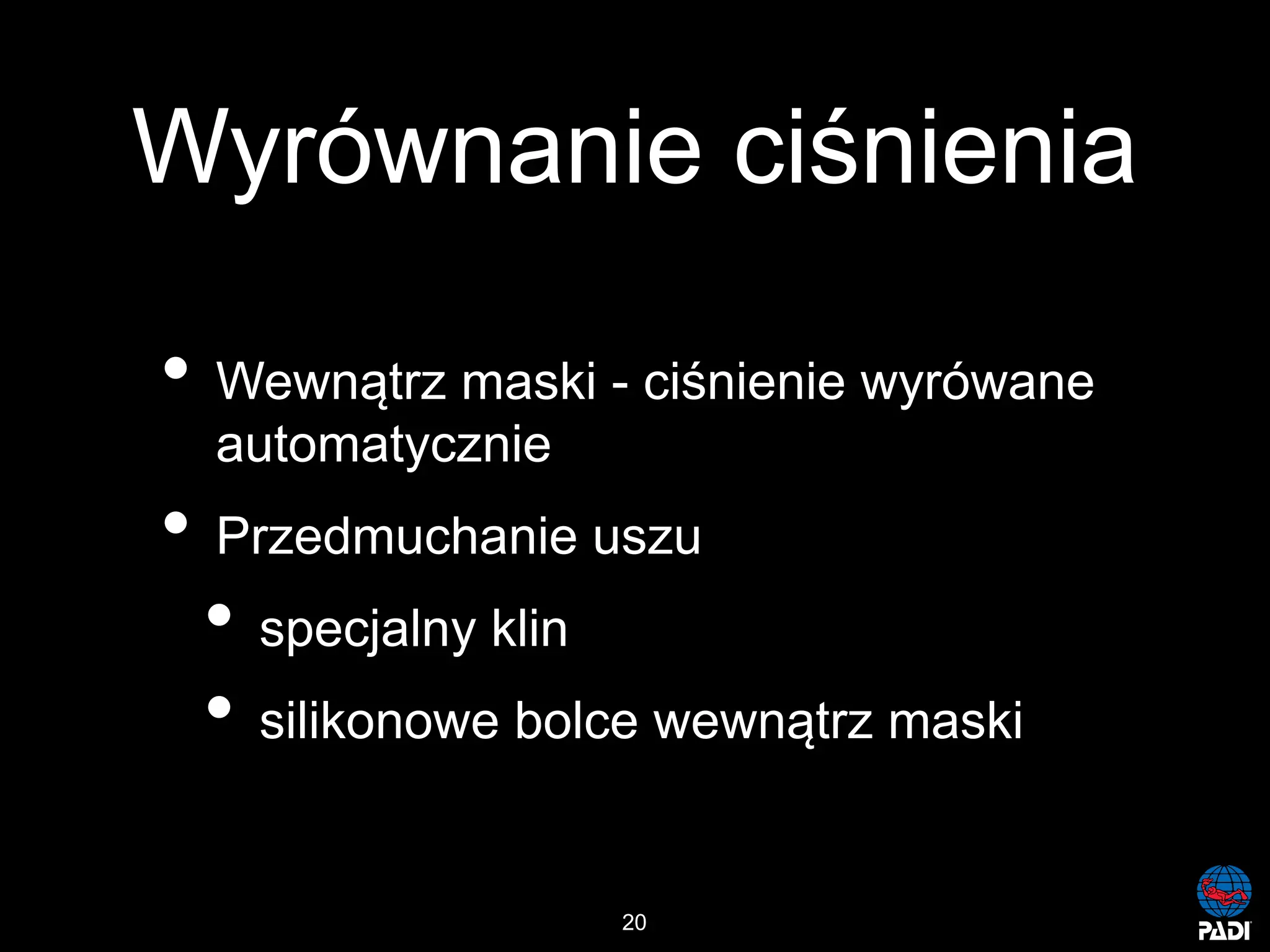 Kurs nurkowy maska pelno twarzowa prezentacja p