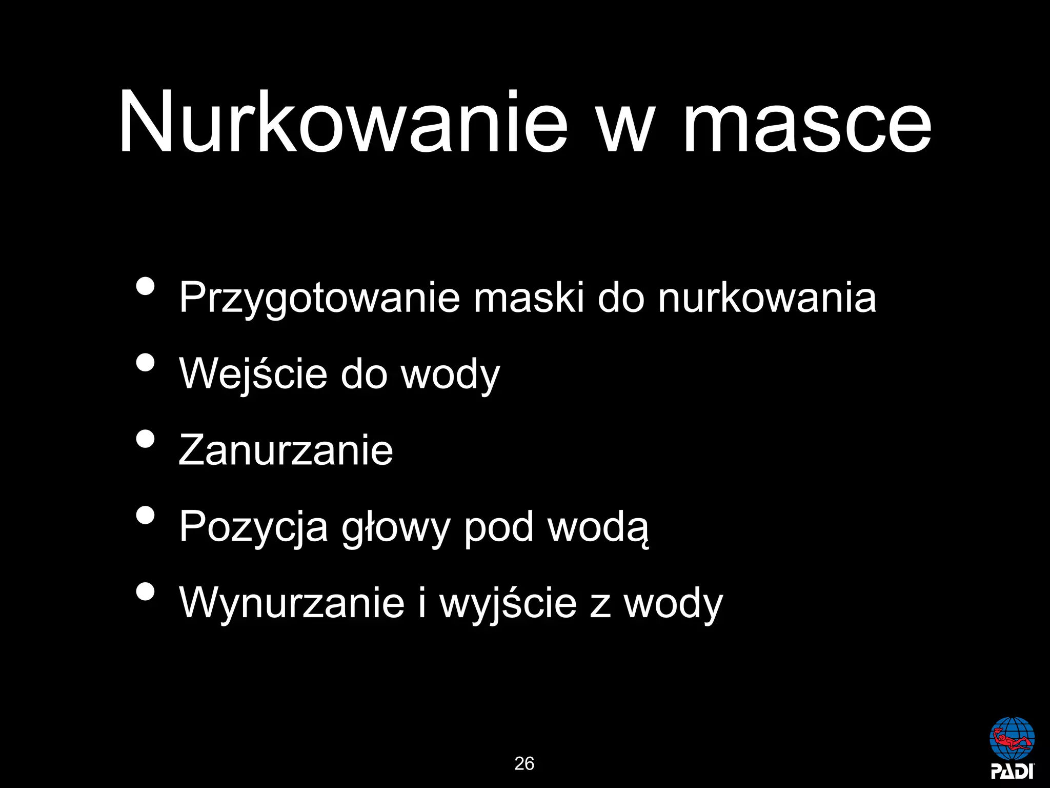 Kurs nurkowy maska pelno twarzowa prezentacja p