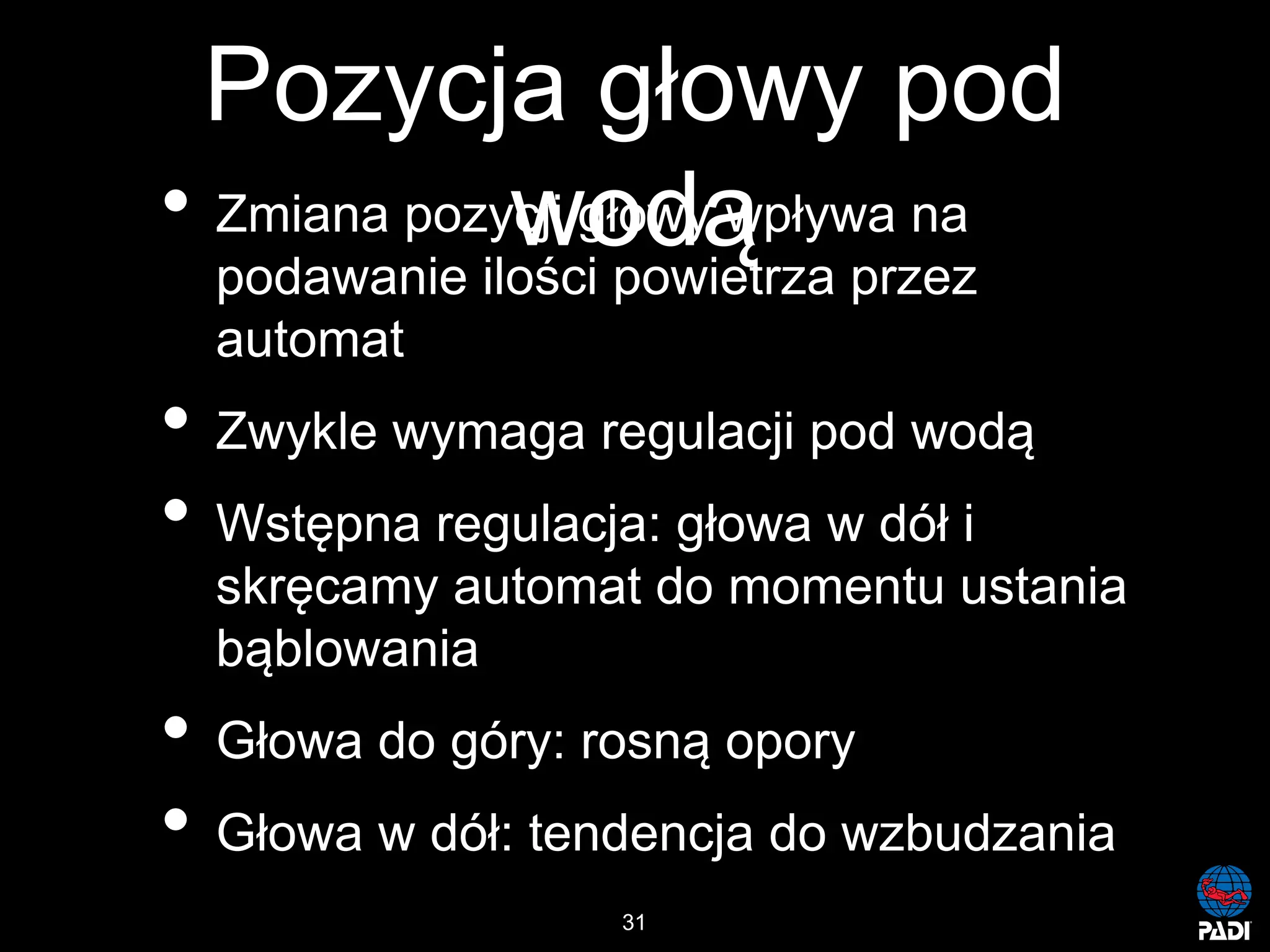 Kurs nurkowy maska pelno twarzowa prezentacja p