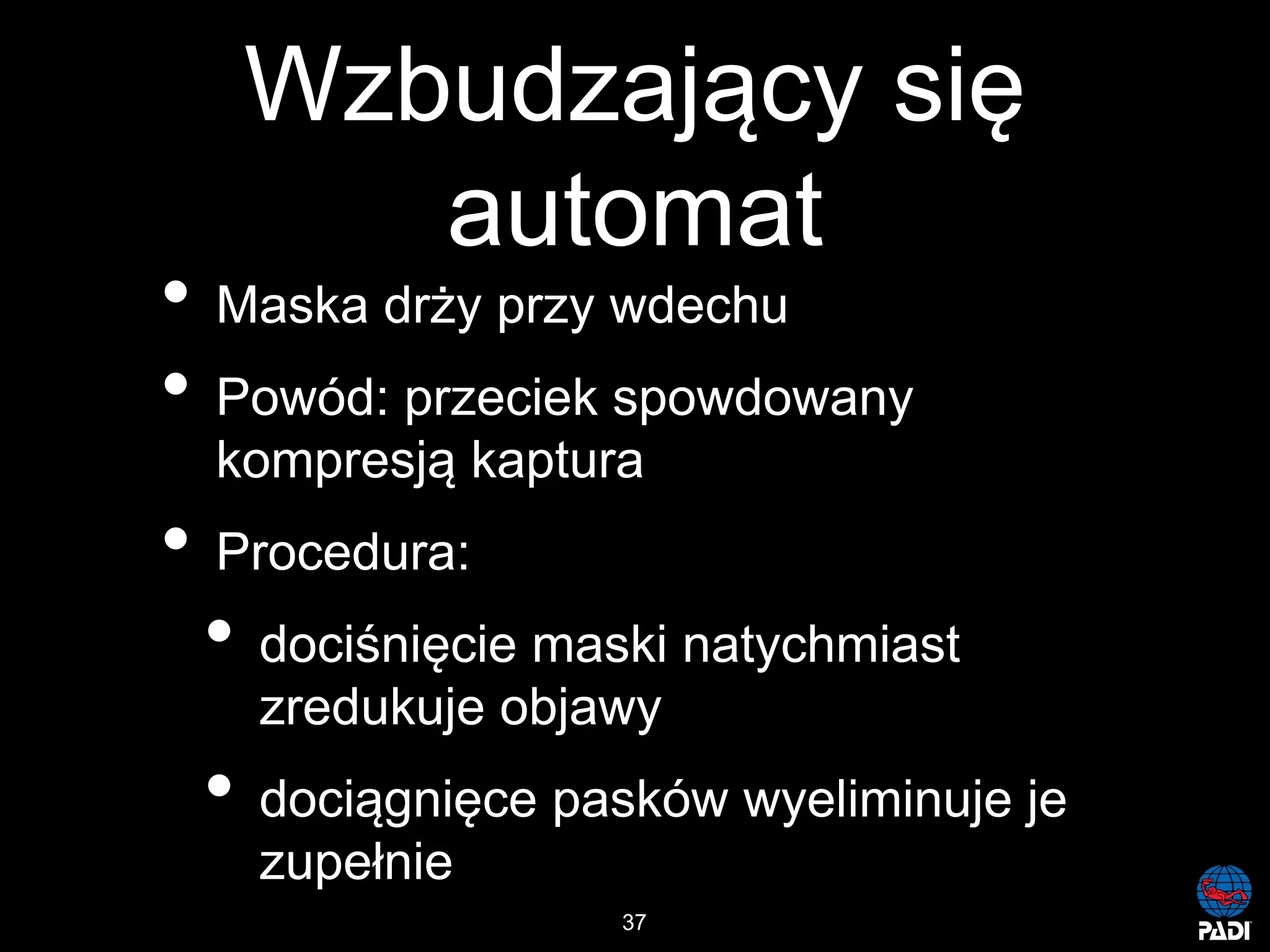 Kurs nurkowy maska pelno twarzowa prezentacja p