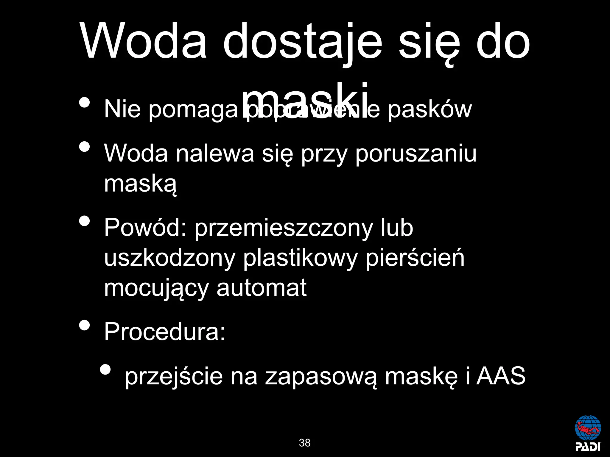 Kurs nurkowy maska pelno twarzowa prezentacja p