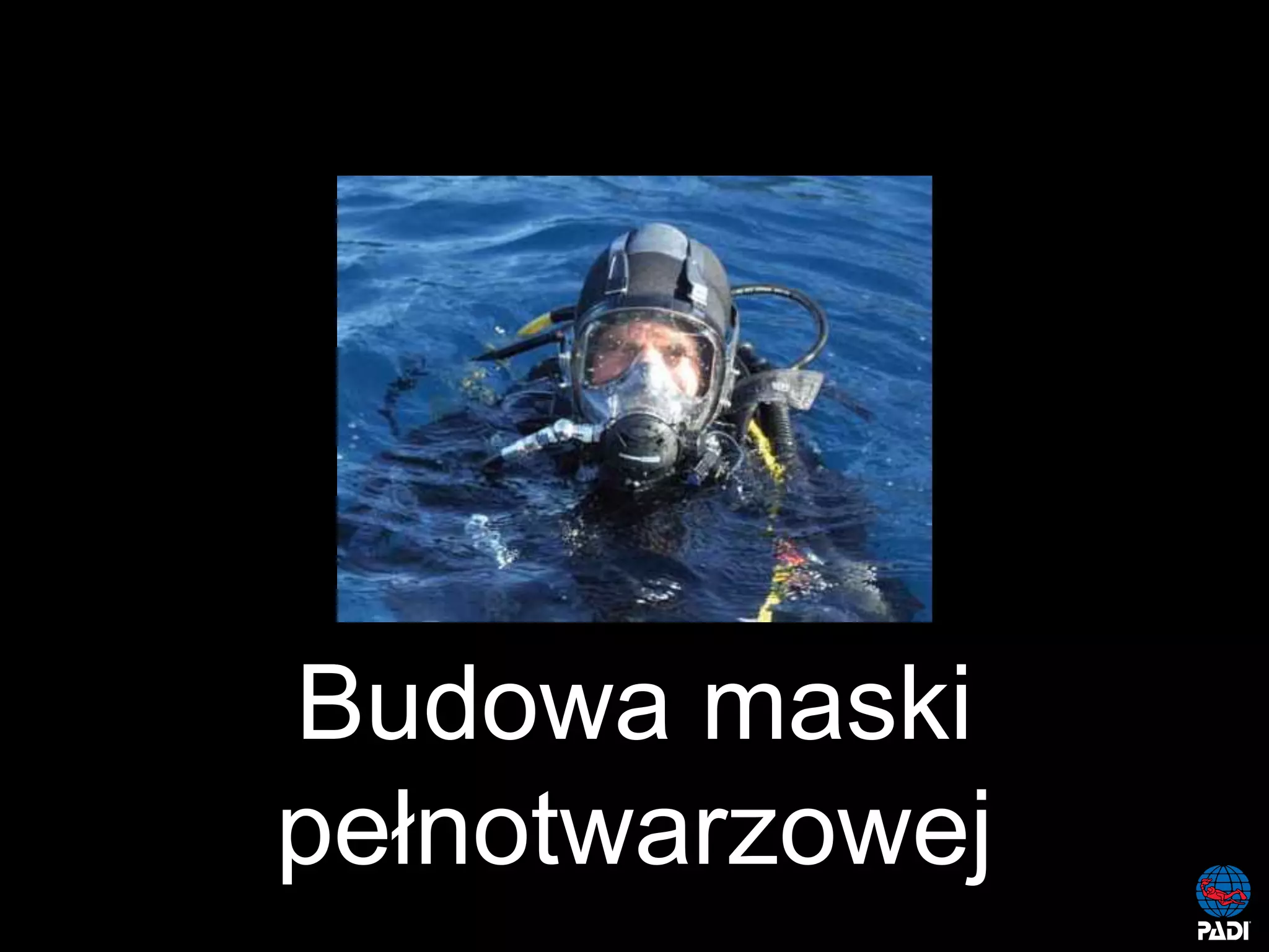 Kurs nurkowy maska pelno twarzowa prezentacja p