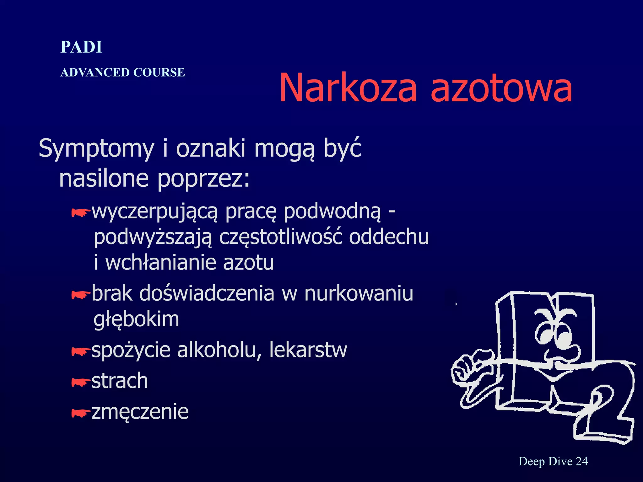 Kurs nurkowy specjalizacja deep prezentacja p.