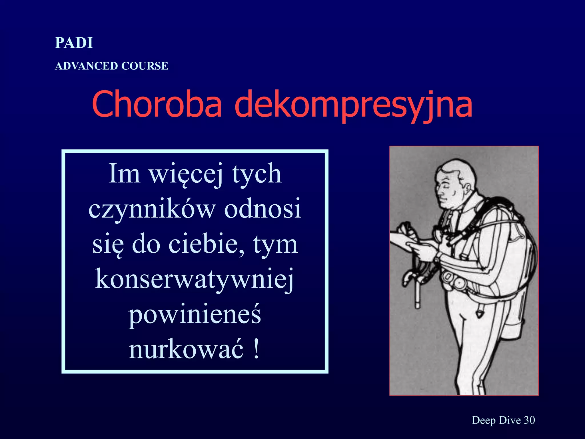 Kurs nurkowy specjalizacja deep prezentacja p.
