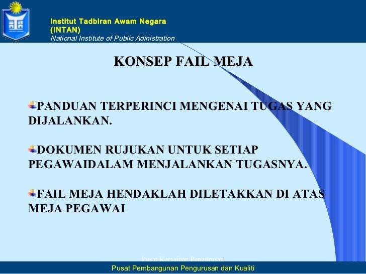Kursus Fail Meja