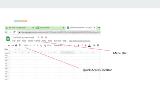 Menu Bar
Quick Access ToolBar
 