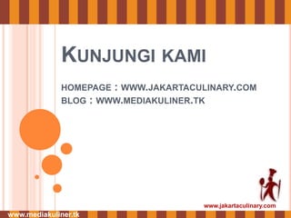 Kursus Masak di Jakarta PPT Kursus Masak di Jakarta PPT