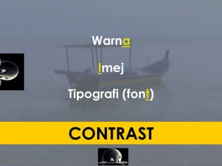 WarnaImejTipografi (font)CONTRAST