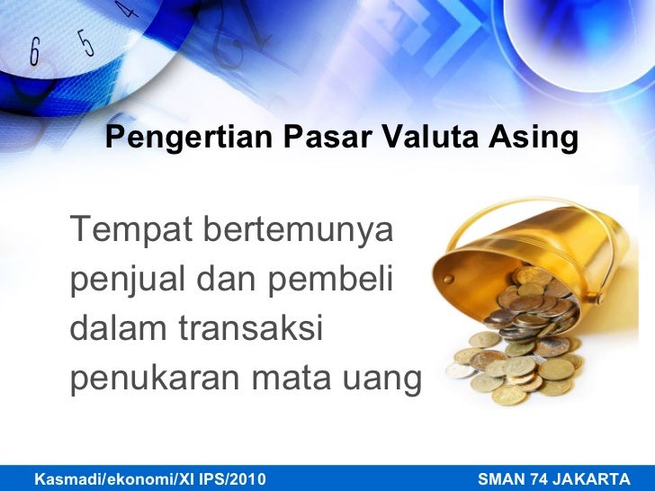Definisi pasar valuta asing