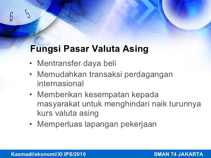 Belajar perdagangan mata uang