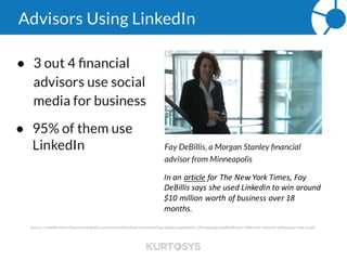Advisors Using LinkedIn
 