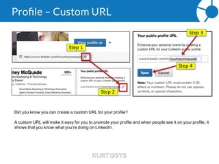 Profile – Headline
Whatever title you add under your name at
the top of your LinkedIn profile is what will
show whenever you post, comment or “like”
something on LinkedIn.
And if you don’t post on LinkedIn, it still
is important because it will also show up
in the preview of your profile in Google
search results.
Pro Tip: Check with your
compliance department to see if
you can use something other than
your regular, HR approved job
title, something that best
describes what you can offer.
 