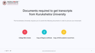 What Is A Transcript From Kurukshetra University? – KJOYPM