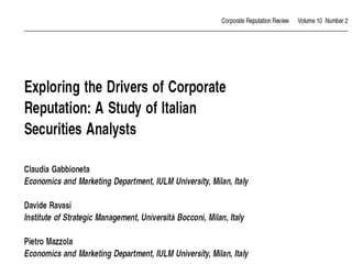 Kurumsal i̇tibar yönetimi_Corporate Reputation Management_Menaxhimi i Reputacionit te Bizneseve
