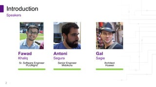 Copyright © PLUMgrid, Inc. 2011-2016
Introduction
Speakers
Sr. Software Engineer
PLUMgrid
Khaliq
Fawad
2
Senior Engineer
Midokura
Segura
Antoni
Architect
Huawei
Sagie
Gal
 