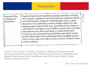 Kurz (2015) TPF Presentation 'Politics and the psychology of abuse ...