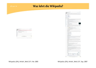 Kurze Geschichte Des Web 2.0 (Schmidt)