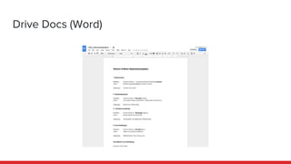 Drive Docs (Word)
 