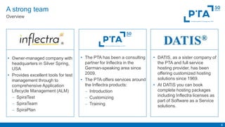 4
• DATIS, as a sister company of
the PTA and full service
hosting provider, has been
offering customized hosting
solution...