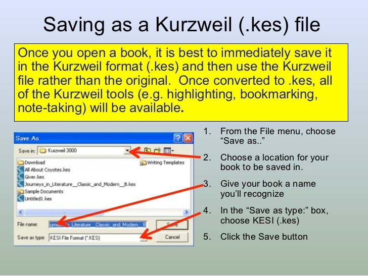 close files in kurzweil 3000